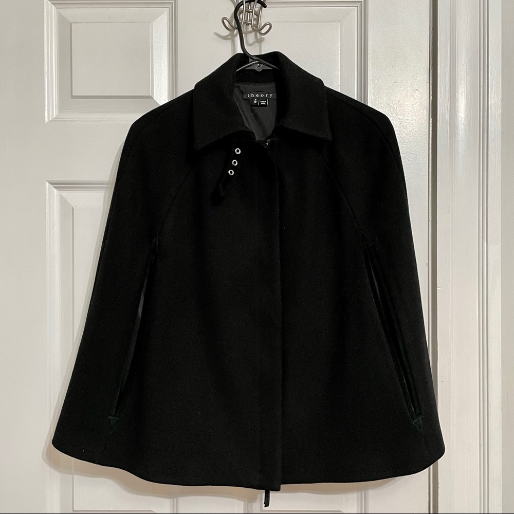 Theory “Danijo” structured poncho - Picture 5 of 7